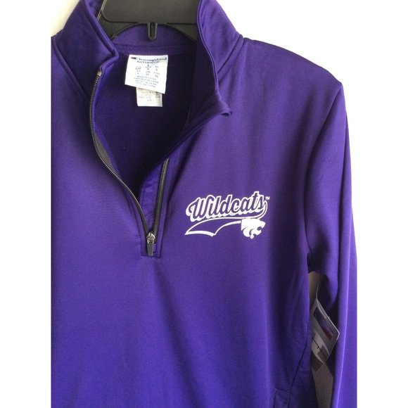 NWT Kansas State Wildcats, NCAA, Womens Champion Pullover Size L, Fleece Lined - Picture 2 of 7